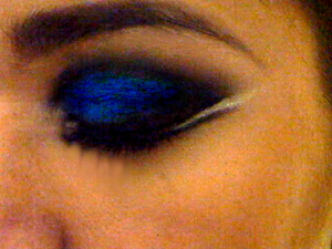 Blue is my favorite eye shadow right now :)