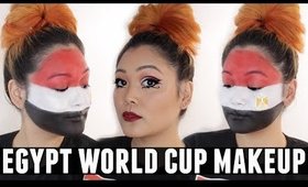 Egypt World Cup 2018 Makeup Tutorial