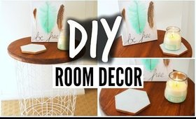 DIY Room Decor For Cheap! Tumblr Inspired Room Decoration!