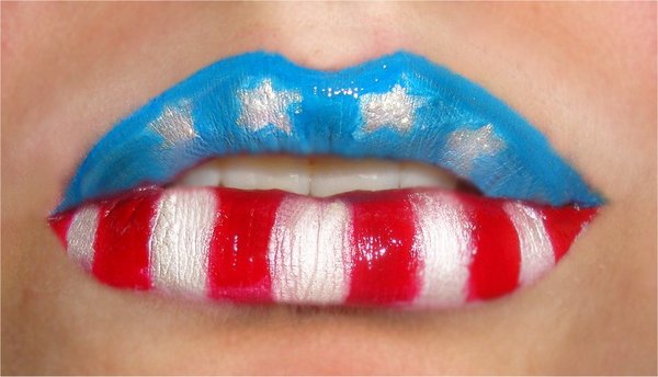 Download American Flag Lips | Emmeline H.'s (makeupidle) Photo ...