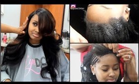 Full sew in NO LEAVE OUT with lace closure! Hairsmarket