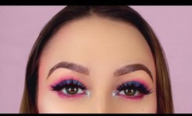 Starbucks Unicorn Frappe Inspired Makeup Tutorial