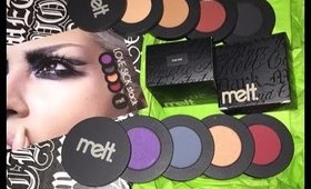 Melt Cosmetics Eyeshadow Swatches..