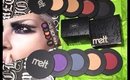 Melt Cosmetics Eyeshadow Swatches..