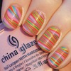 Neon Striped Water Marble