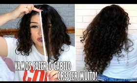 VAMOS FAZER O CABELO CRESCER JUNTAS? SOS BOMBA!