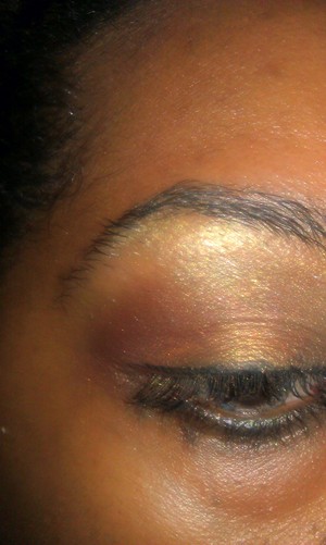 close up of client eye