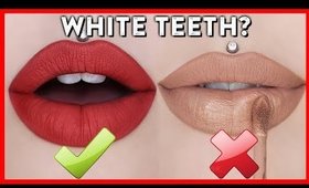 Lipstick Colors That Make Your Teeth Look White (And Which Make Them Look Yellow)