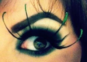 Also used Claire's Accessories tentacle lashes. 