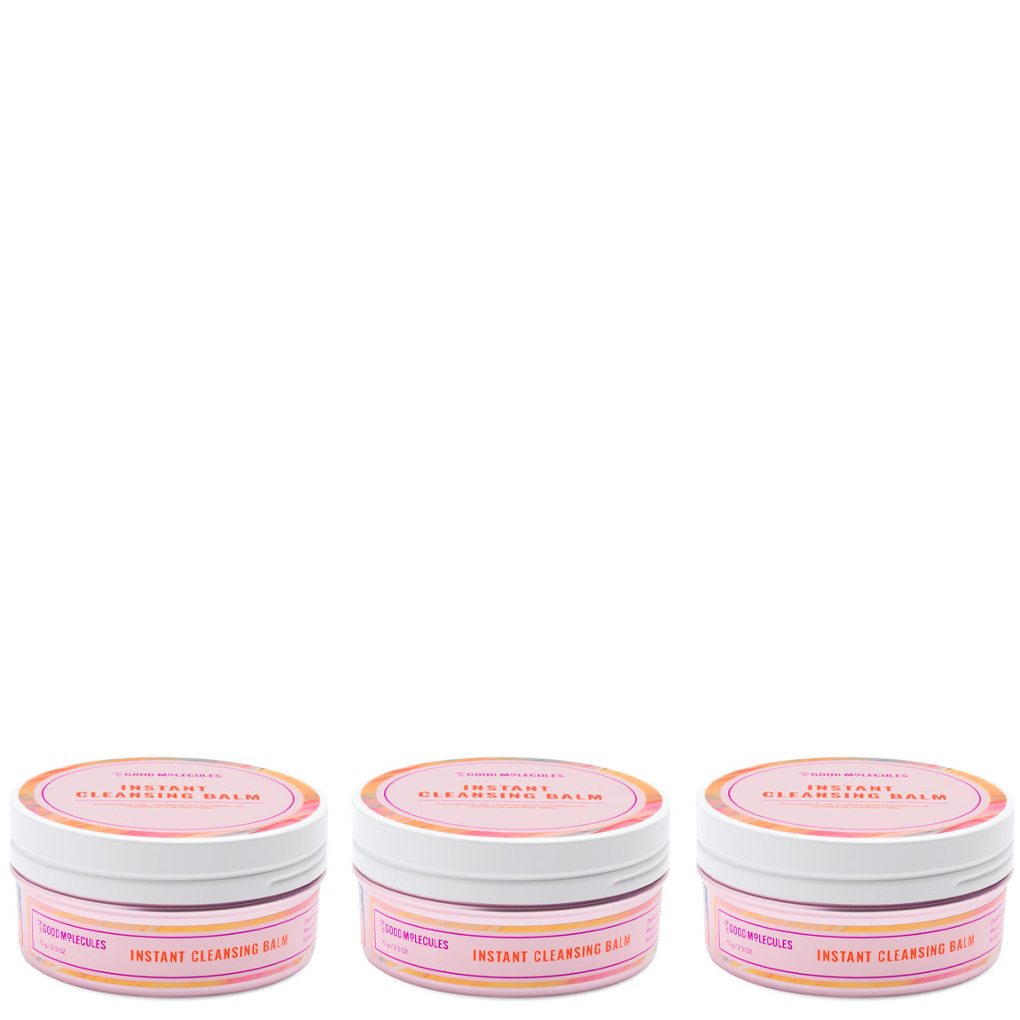 Good Molecules Instant Cleansing Balm 75 g Trio alternative view 1 - product swatch.
