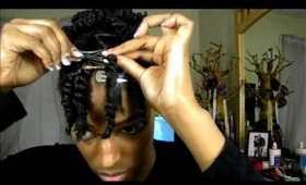 Natural Hair (Protective Style): Updo on Short Hair