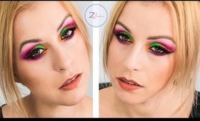 Makijaż imprezowy - Neonowe kolory Sleek Acid Palette