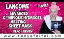 Lancome Advanced Génifique Hydrogel Melting Sheet Mask | Demo & Review #LOVE! | Tanya Feifel