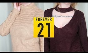 FALL FASHION TRY ON HAUL - FOREVER 21