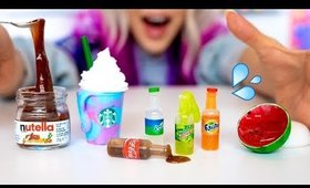 Making The SMALLEST Slime In The World! How To Make DIY Miniature Food Slime