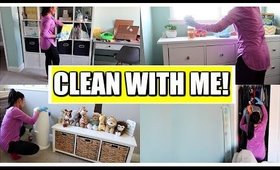 QUICK CLEAN WITH ME! Kids Room