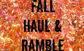 Autumn Haul and Ramble