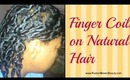 Natural Hairstyle: Finger Coiling on 3C Hair