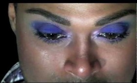 Bold Blue Smokey Eyeshadow Tutorial