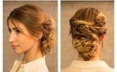 Easy Twisted Updo in Minutes