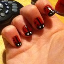 lady bug nails 