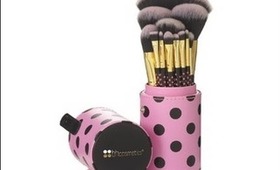 BhCosmetics Brush Set: Pink-A-Dot /11 pcs Brush Set