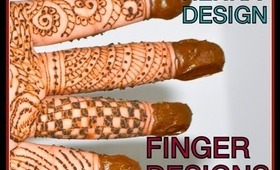 Henna design for Finger Learn henna Designs Learn How to make henna mehendi design for finger