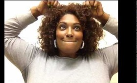 { 14 }  Natural Hair Blending With Curly Wig