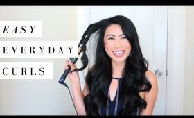 HOW TO CURL YOUR HAIR | EASY EVERYDAY CURLS TUTORIAL