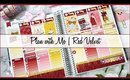 Plan with Me | Red Velvet (Erin Condren Vertical)