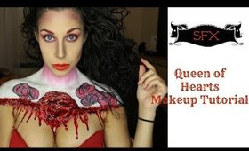 SFX Queen of Hearts Makeup | Alice in Wonderland