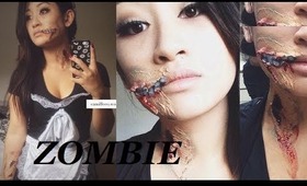 { Zombie Maid } Halloween makeup, and costume