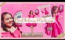 My 26th Birthday Makeup GRWM // Hot Pink Glam Look | fashionxfairytale