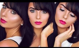Natural Pink Glam Makeup | Chloe Viv