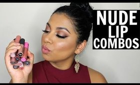 FAVOURITE NUDE LIP COMBOS FOR BROWN SKIN | MissBeautyAdikt