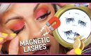 Trying Magnetic Eyelashes For The First Time | Maryam Remias