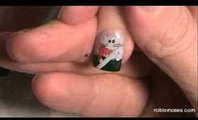 robin moses nail art: christmas mice