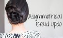 How-to | Asymmetrical Lace Braid Updo | Summer Hairstyles