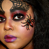 Spider Queen Halloween makeup