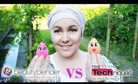 Beauty Blender  VS  Real Techniques Miracle Complexion Sponge