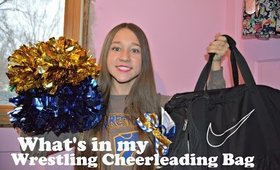 What's in my Wrestling Cheerleading Bag - 2015