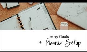 2019 Goals + Planner Setup