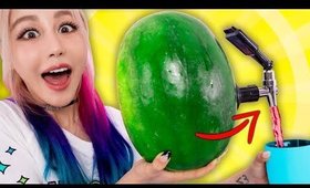 Trying FUNNY Summer Life Hacks To See If They ACTUALLY Work! DIY Watermelon Gadgets