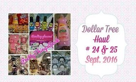 Dollar Tree Haul | # 24 & 25 Sept 2016 | PrettyThingsRock