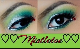 Mistletoe a Holiday Inspired Makeup