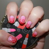 Breast Cancer Awareness Gradient Nails