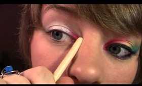 Rainbow Eye Tutorial: featuring my 16 year old little sister