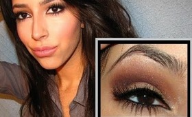 $11 Kim Kardashian Brown Smokey Eye Makeup