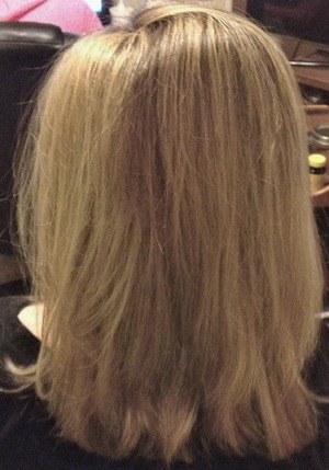  High light low light haircut and blow dry by Christy Farabaugh 