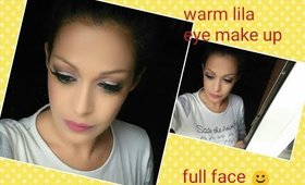 warm lila full face make up Simply Spoiled palette